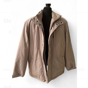 WEATHERPROOF GARMENT COMPANY Ultra Tech Men Coat Water Resistant Covered Zipper